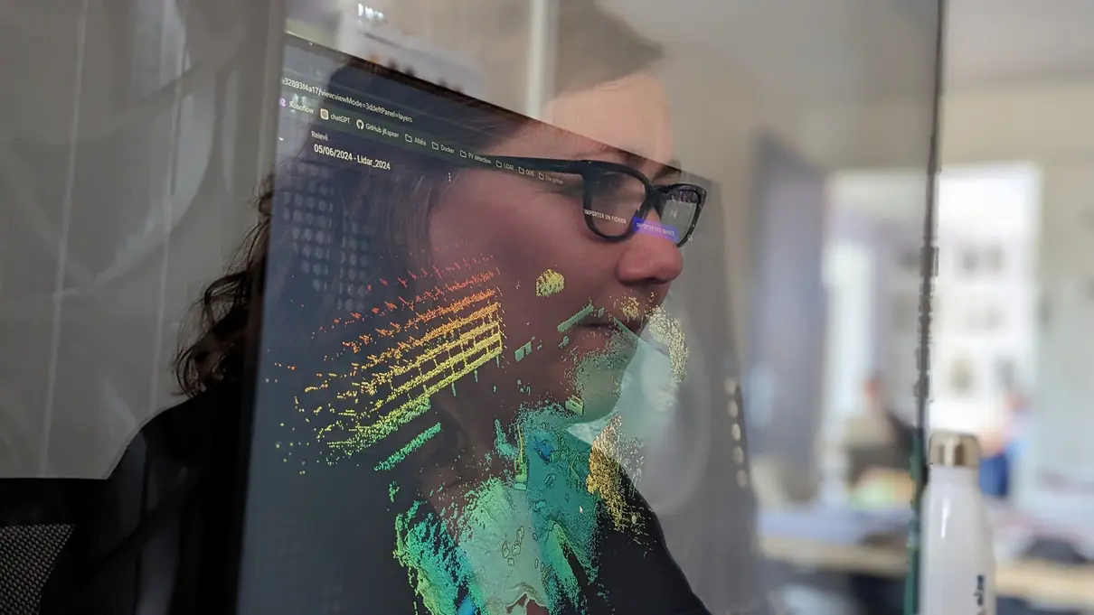 Analyse d'un nuage de points par une ingénieure
